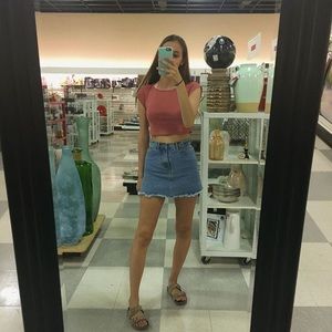 Brandy Melville Juliette Denim Skirt